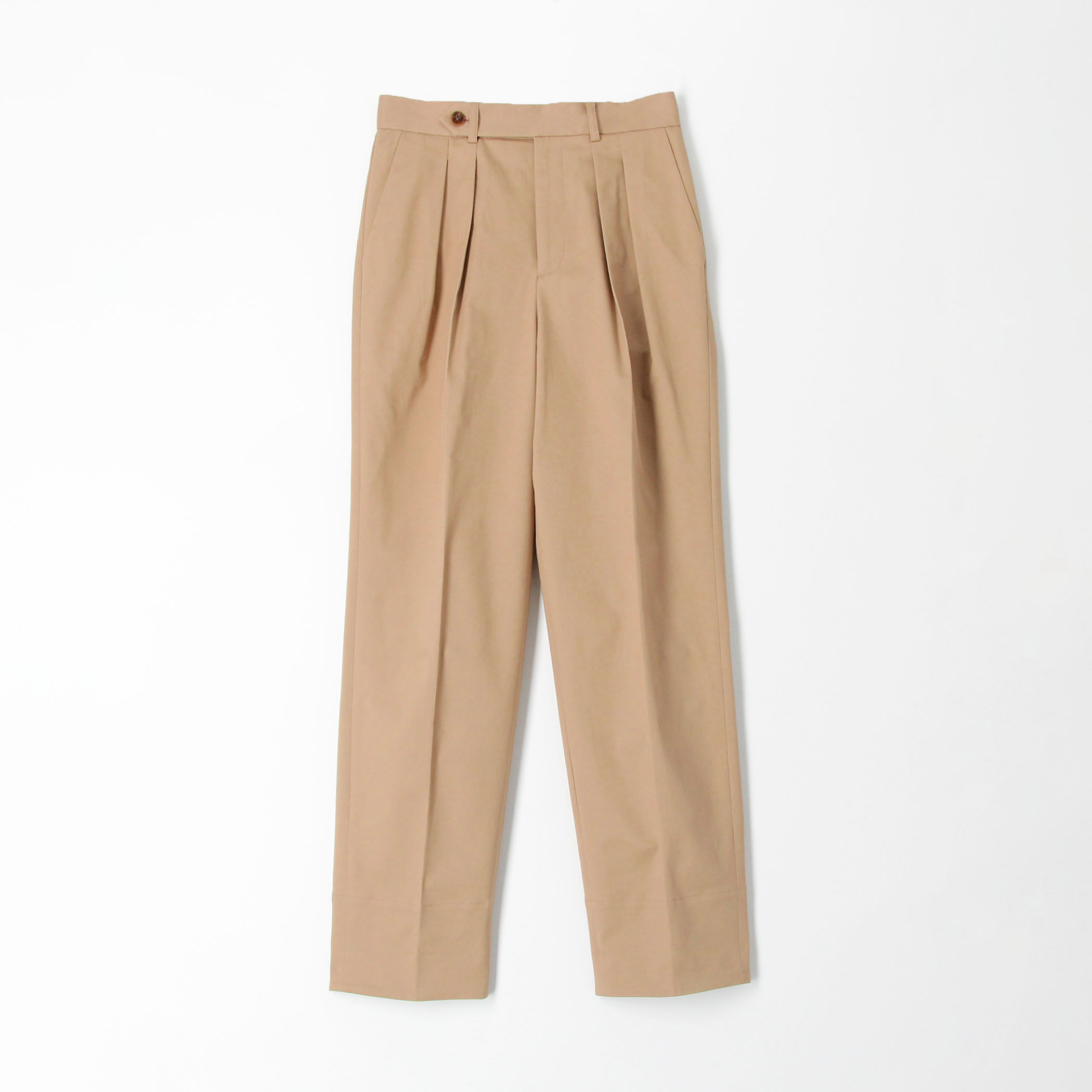 コットンチノ フロントタックパンツ｜トゥモローランド 公式通販