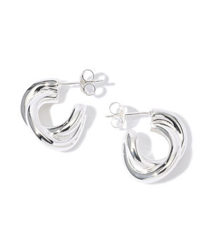 LIE STUDIO The Diana シルバーピアス