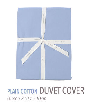 プレーンコットン 掛布団カバー（クイーン）