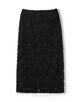 ■Circle Flower Tulle Tight Skirts