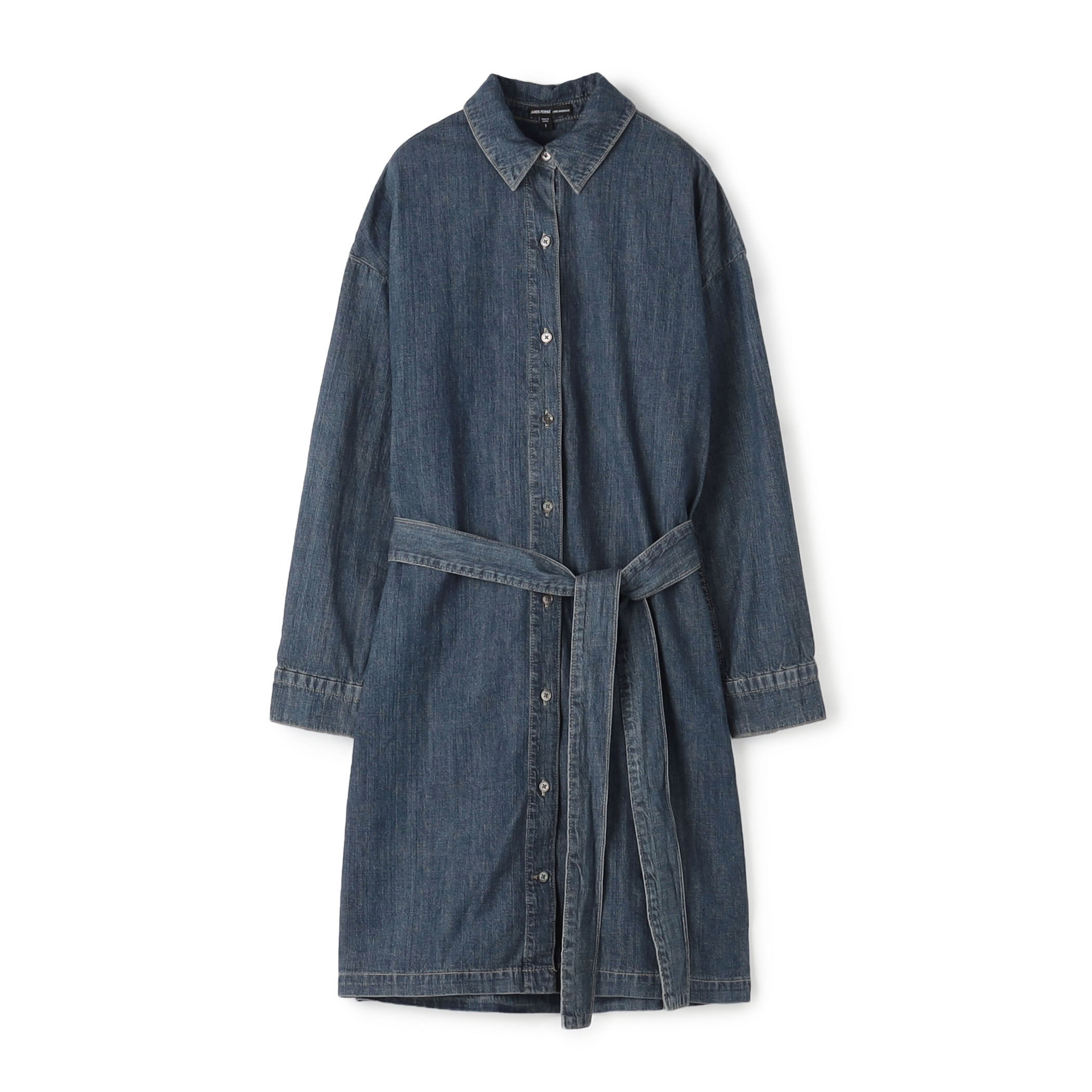 未使用 定価4.62万 JAMES PERSE シャツワンピース ロング 2 黒 JAMES PERSE（ジェームス パース）｜レディース｜ワンピース