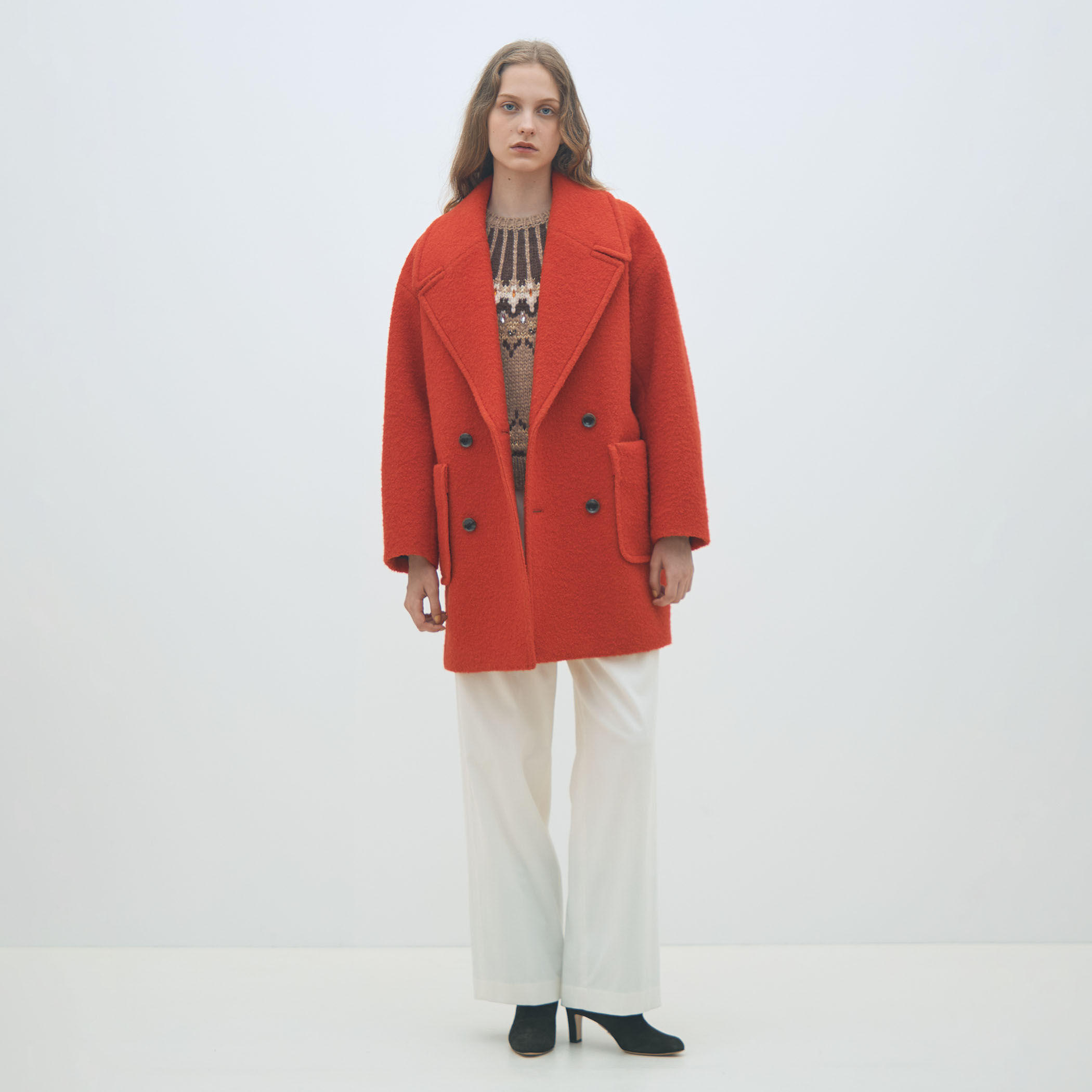 ブークレーボンディング ダブルブレストコート｜トゥモローランド 公式通販