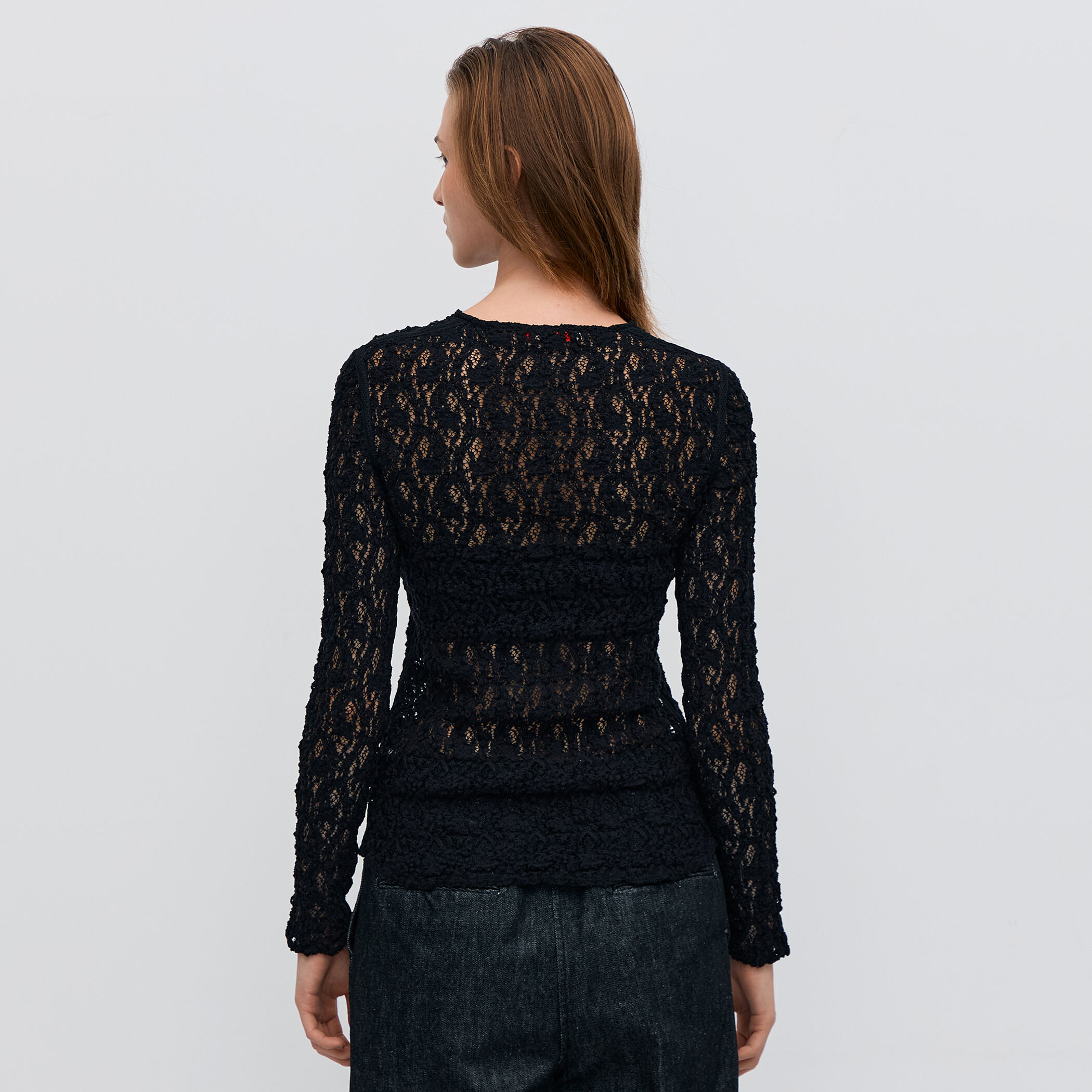 ストレッチレース ロングスリーブプルオーバー｜トゥモローランド 公式通販