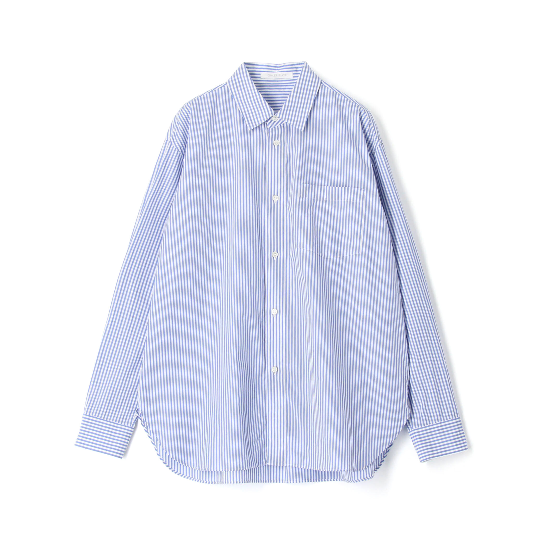 得価日本製新品未使用　コットンブロードレギュラーシャツ シャツ/ブラウス(長袖/七分)