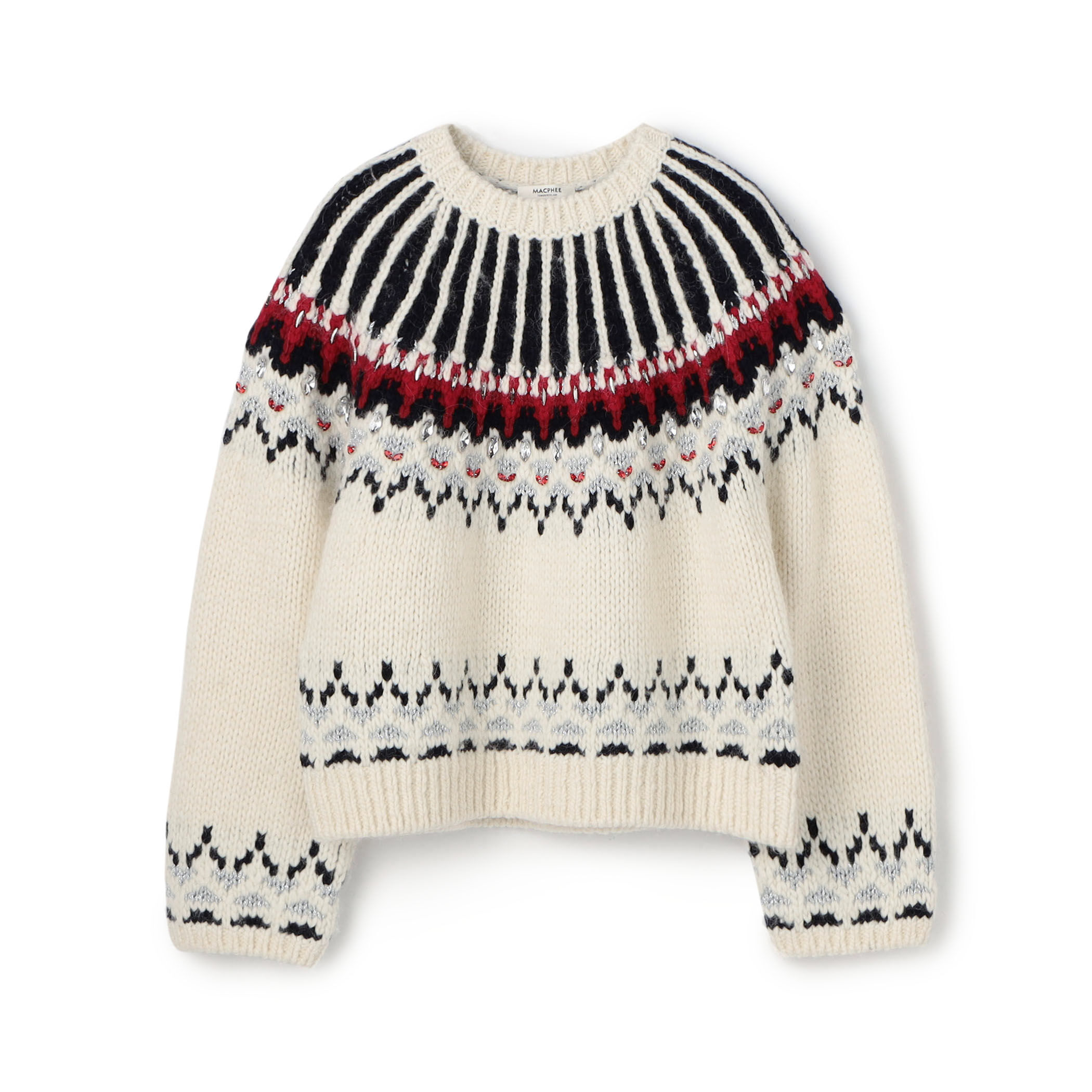 ビジュージャカード クルーネックプルオーバー｜トゥモローランド 公式通販