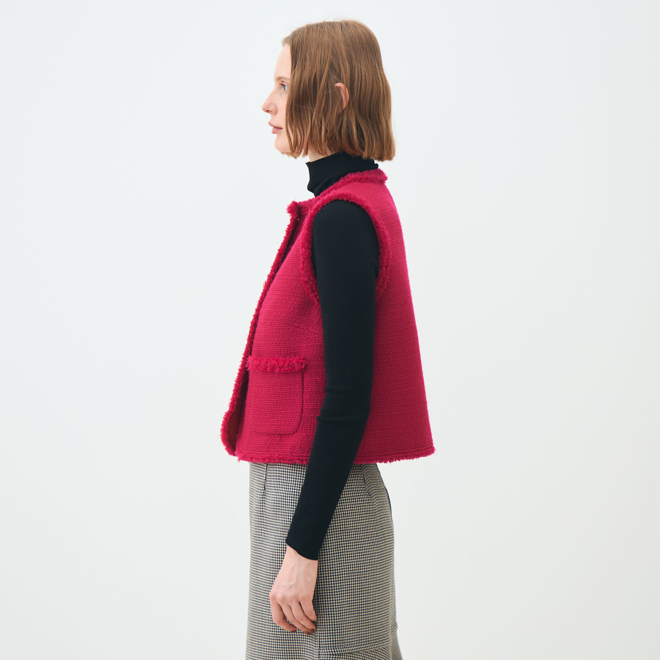 ブークレーファンシー クルーネックジレ｜トゥモローランド 公式通販