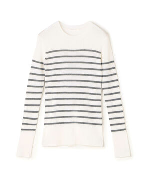 プルミエールウールリブ クルーネックプルオーバー