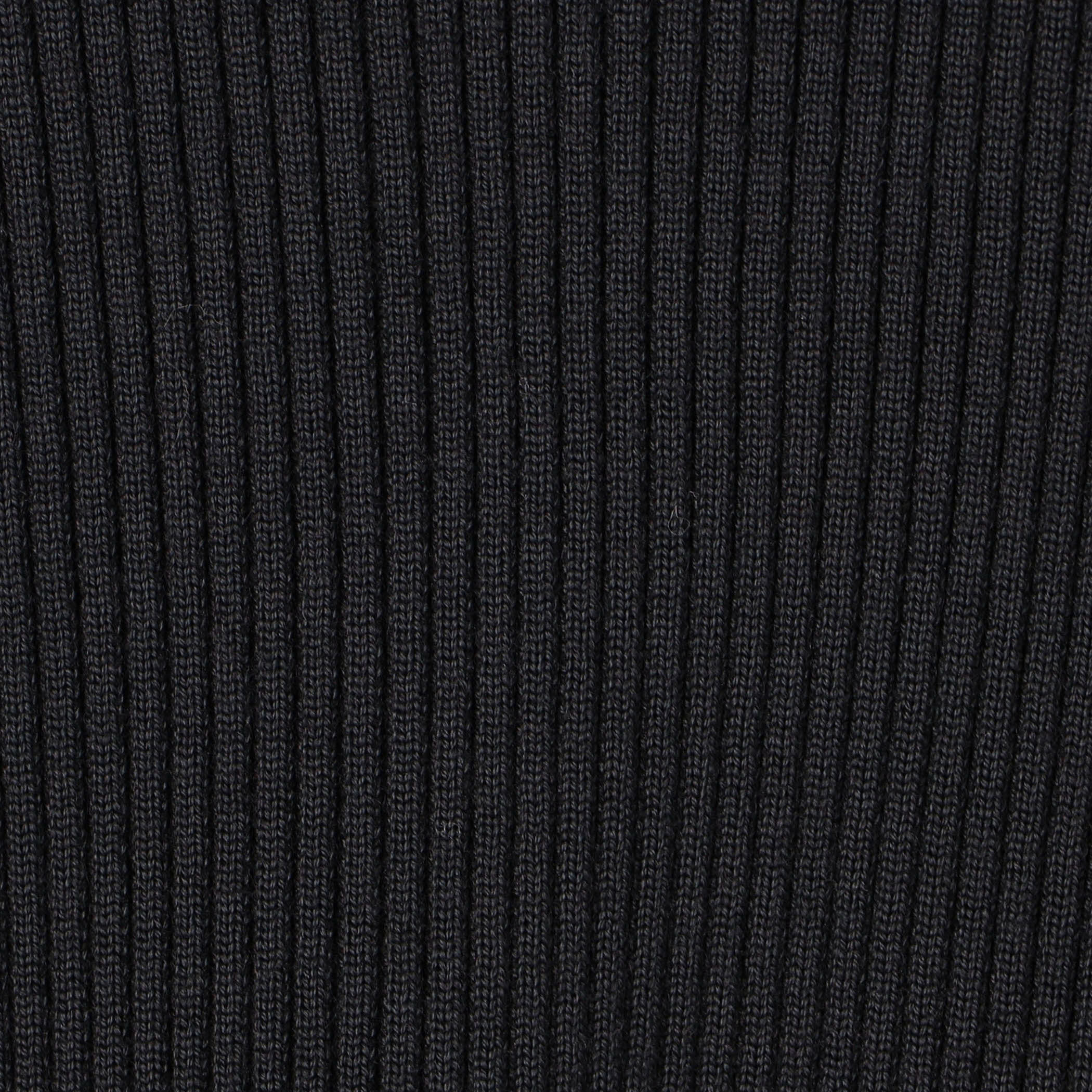 ウールポリエステルストレッチリブ クルーネックプルオーバー