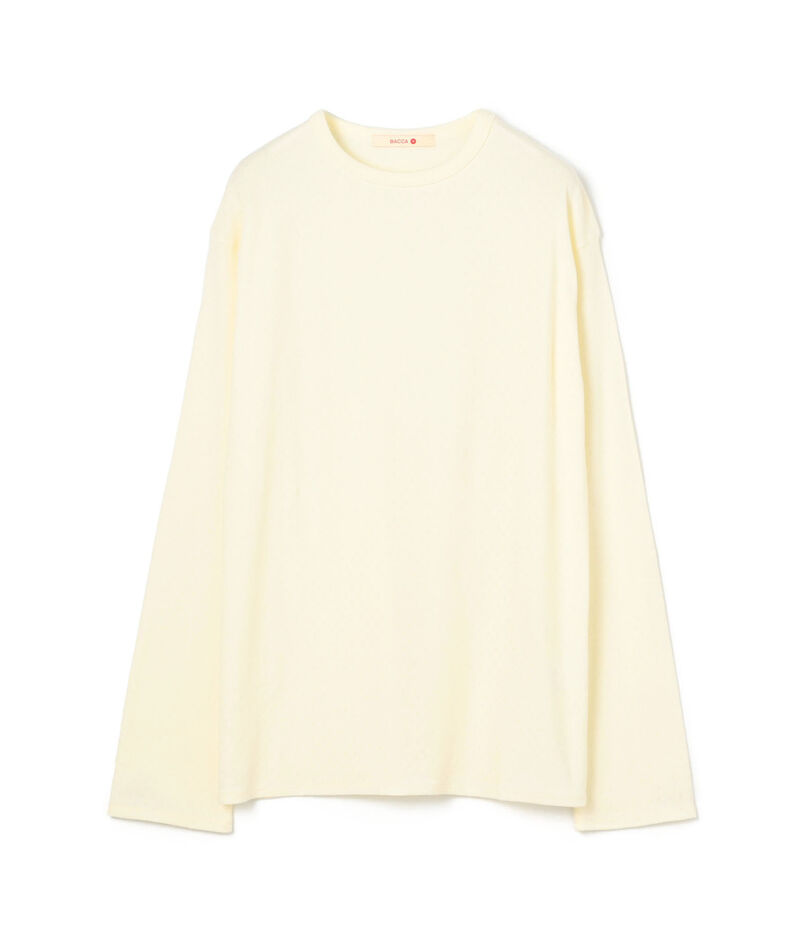 ハイツイストレース コットンロングプルオーバー