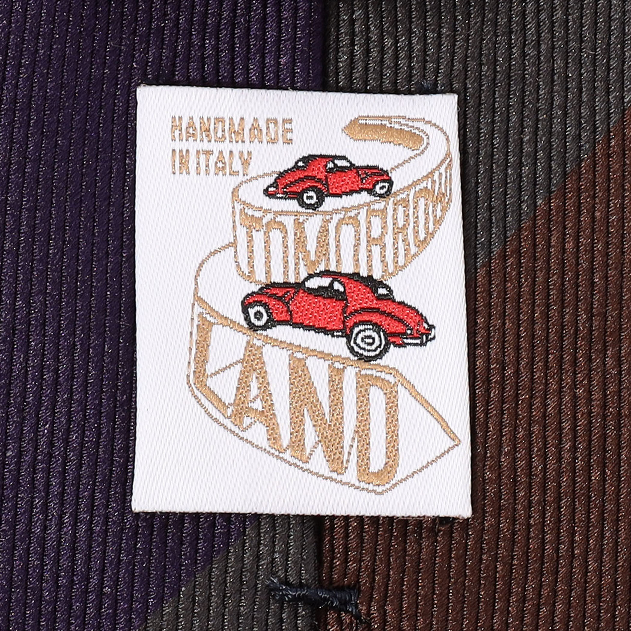 TOMORROWLAND MADE IN ITALY シルク ブワイドストライプ ネクタイ