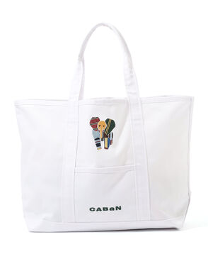 Elephant刺繍 プレイフルトートバッグ