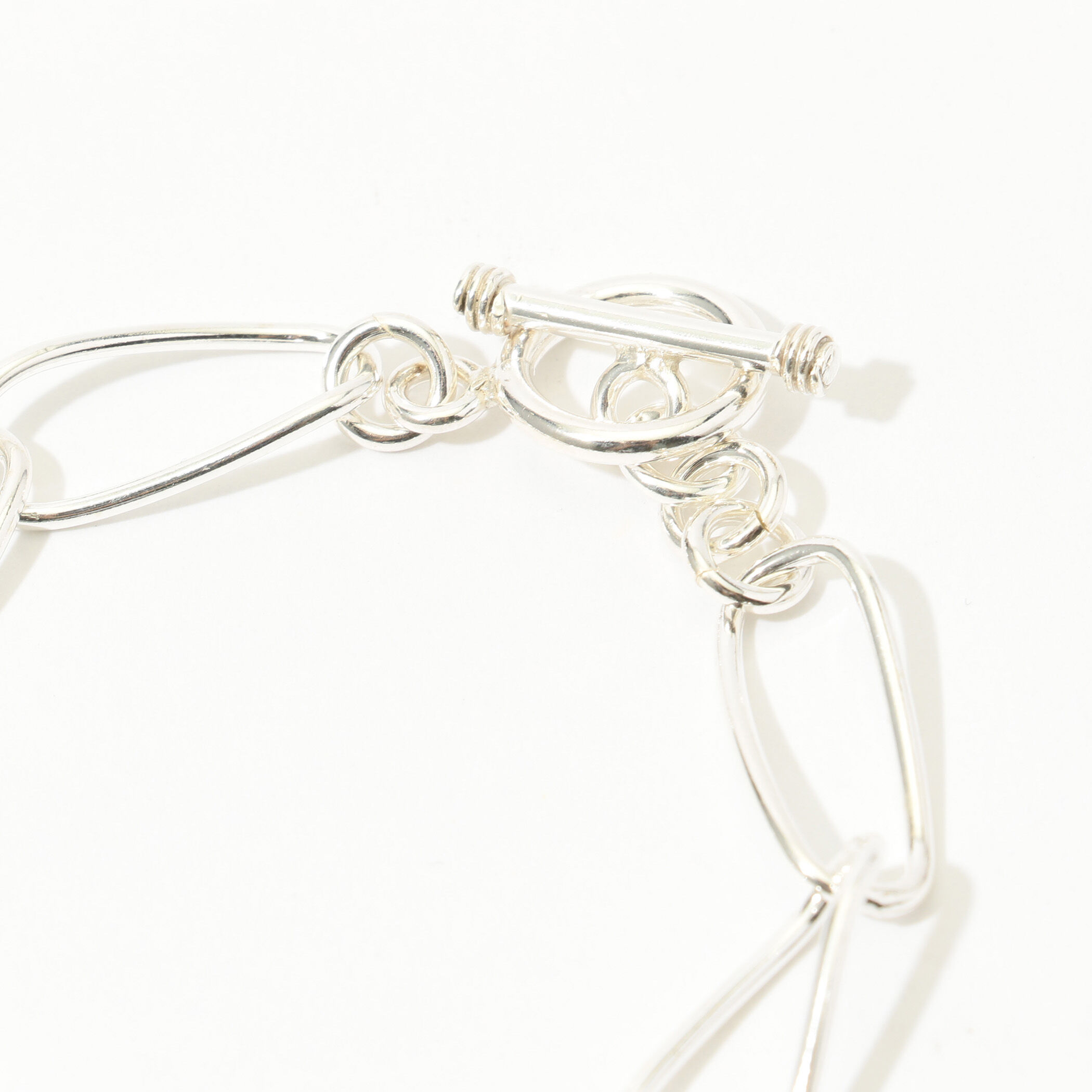 Nina&Jules Oval Chain シルバーブレスレット｜トゥモローランド