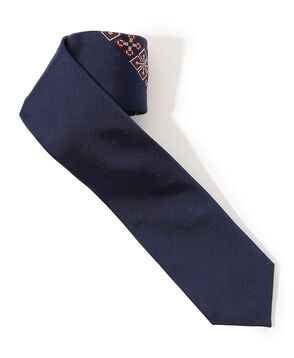 TOMORROWLAND シルク 小紋柄 ナローネクタイ