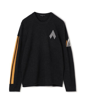 リサイクルカシミヤグラフィック クルーネックプルオーバー MRBC3426AE