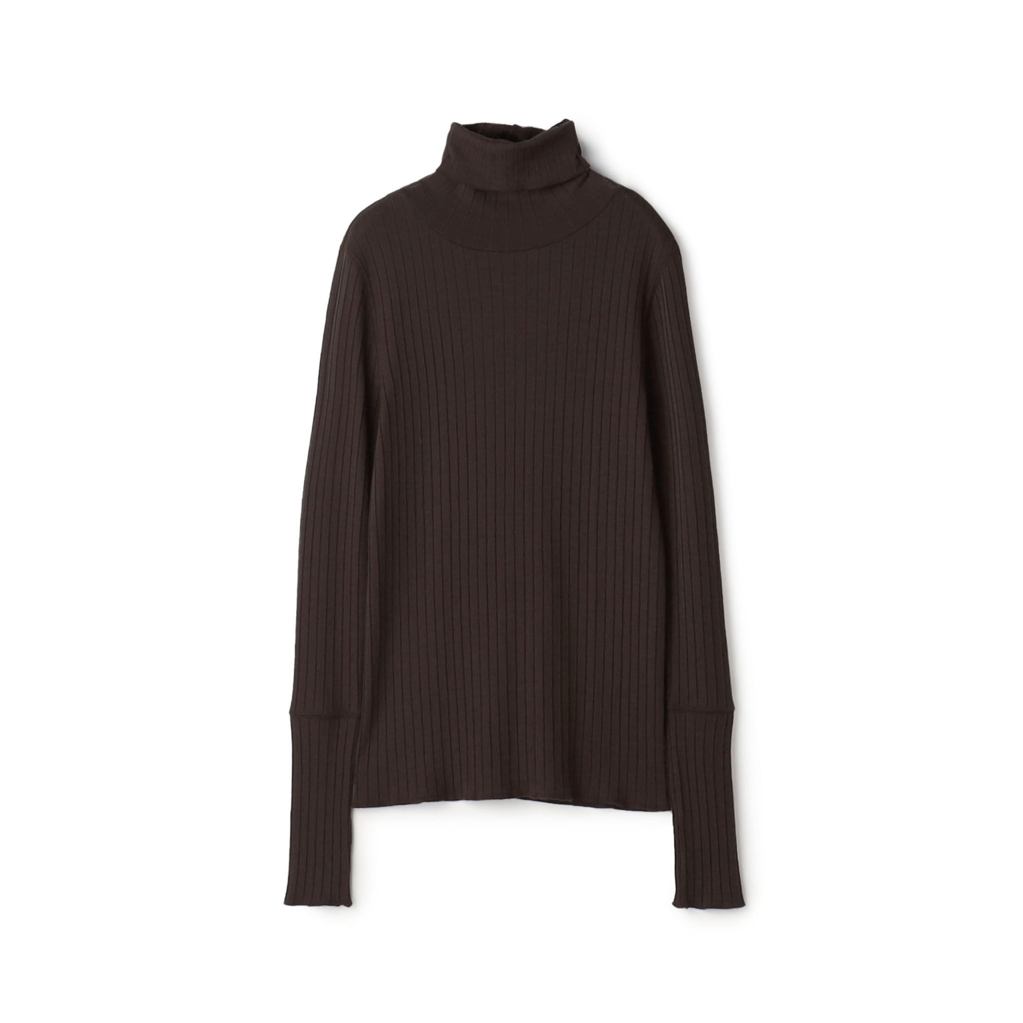 ウールリブ タートルネックプルオーバー｜トゥモローランド 公式通販