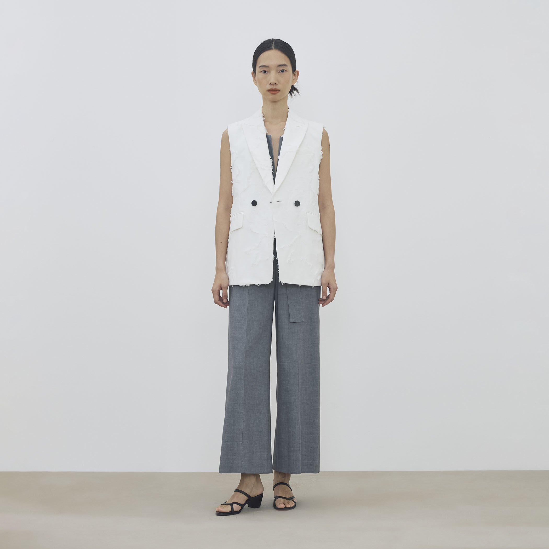 ポリエステルウールバラシャ ジャンプスーツ｜トゥモローランド 公式通販