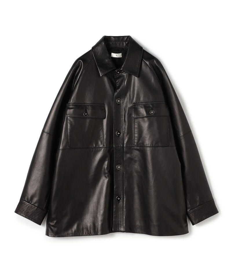 ラムレザー オーバーサイズジャケット
