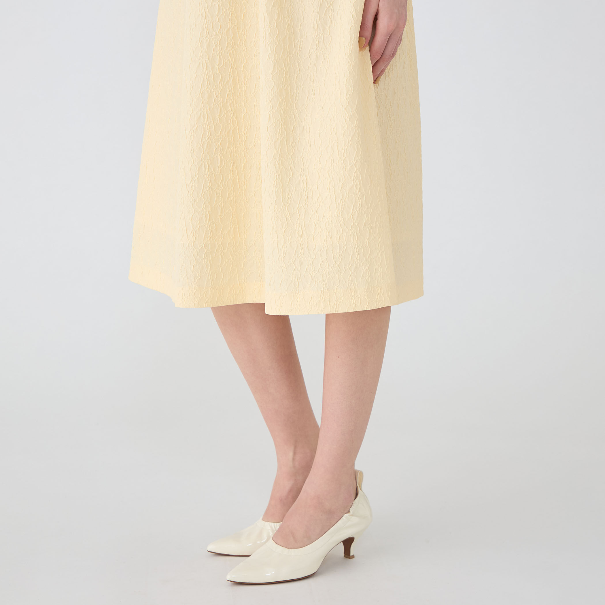 【レア】フランス製 TARA JARMONオレンジ パフスリーブ ワンピース レア】フランス製 TARA JARMONオレンジ パフスリーブ ワンピース