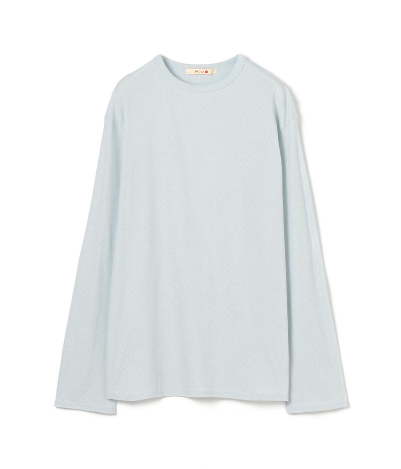 ハイツイストレース コットンロングプルオーバー