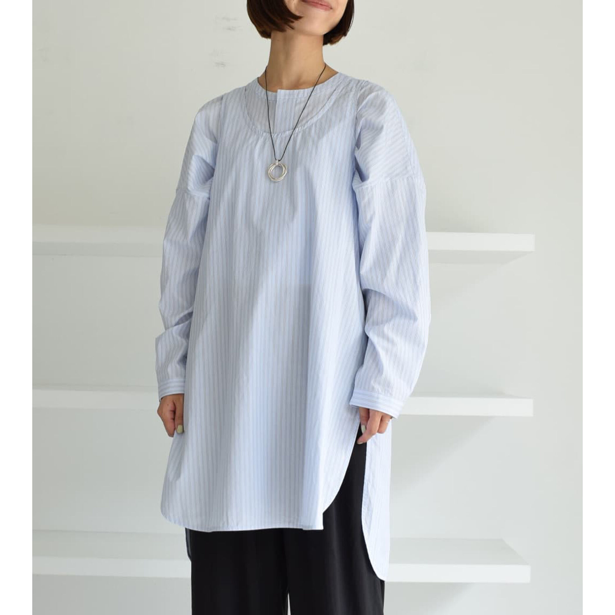 GALERIE VIE コットンブロードセパレートチュニックシャツ GALERIE VIE コットンブロード セパレートチュニックシャツ