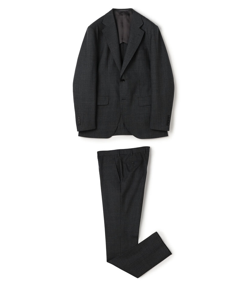 ウール シングルブレステッド 2Bスーツ BRITISH TEX DORMEUIL