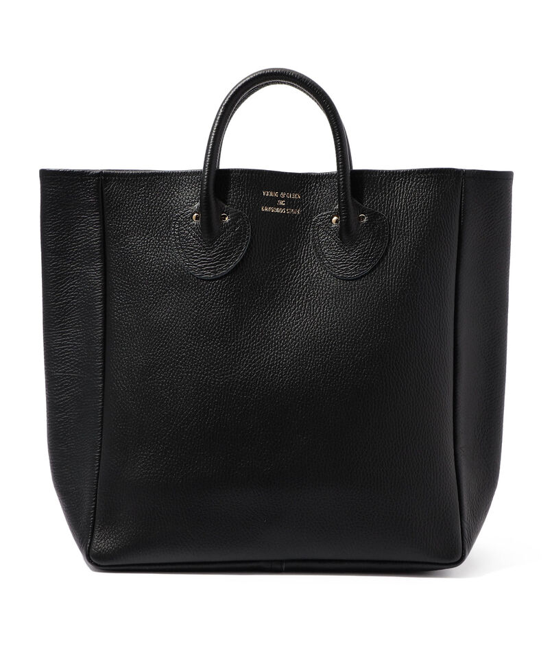 YOUNG&OLSEN EMBOSSED LEATHER TOTE BAG
