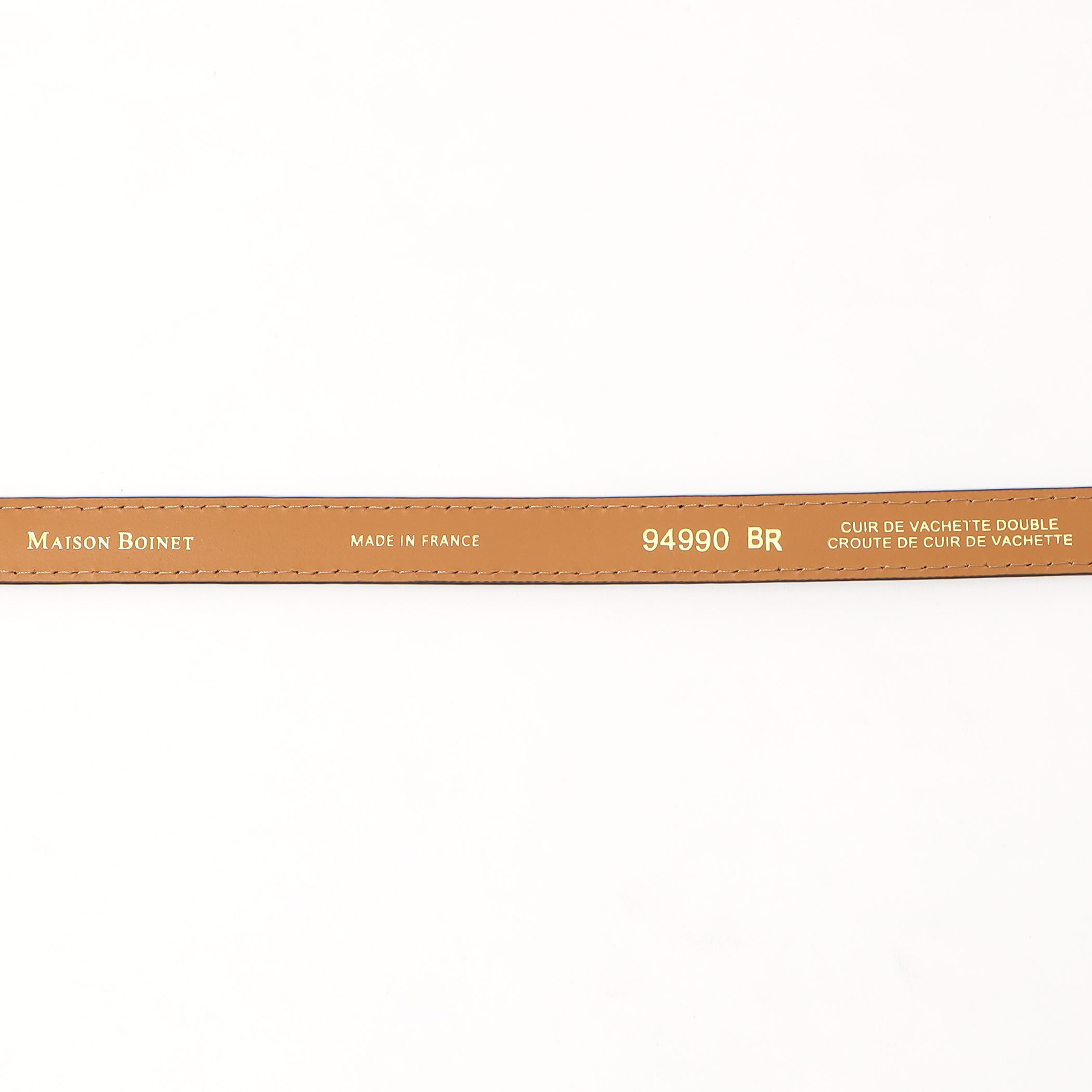 MAISON BOINET メゾンボワネ ゴールドバックル スエードレザー ベルト 80/32 /ベージュ フランス製【2400013034494】 MAISON BOINET ゴールドバックルベルト｜トゥモローランド 公式サイト
