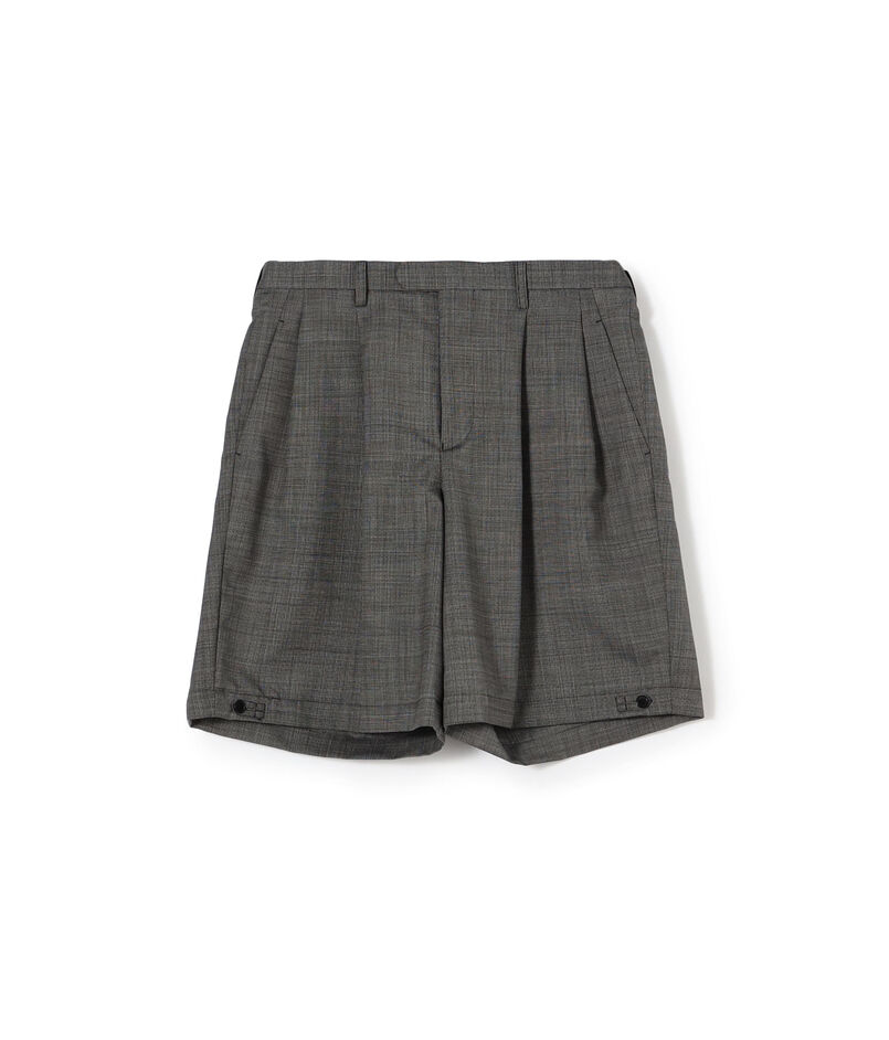 MAATEE&SONS  ウールモヘヤ 2プリーツ ショートパンツ