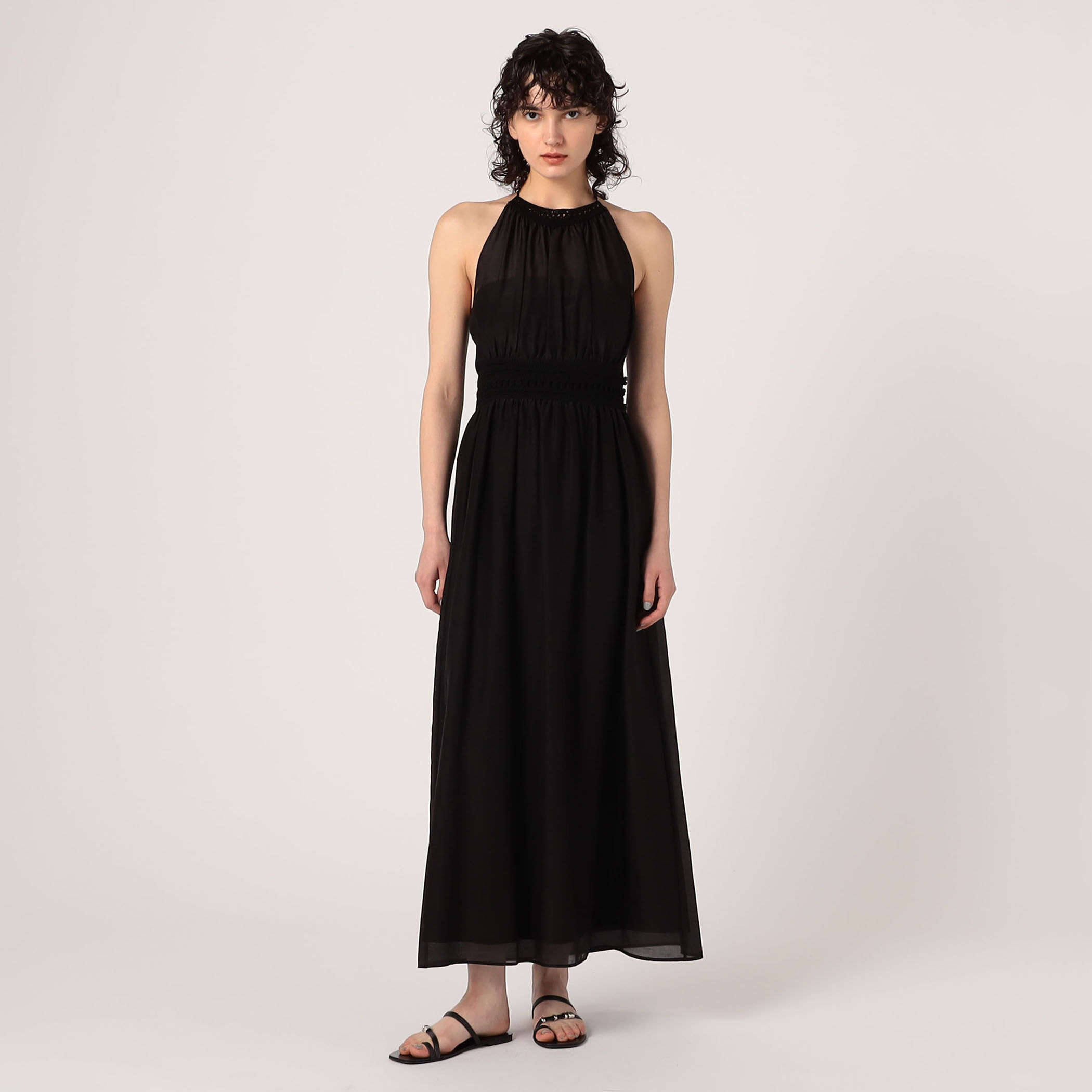 【美品】トゥモローランド　DES PRES ブラックワンピース DES PRES デプレ ワンピース ブラック 36 レディース