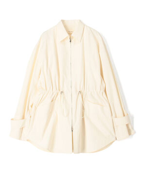 ポリエステルナイロンコットン テックシャツブルゾン