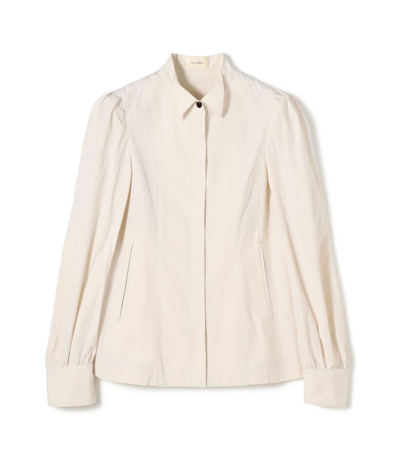 コットンドライクロス パフスリーブ ジャケット