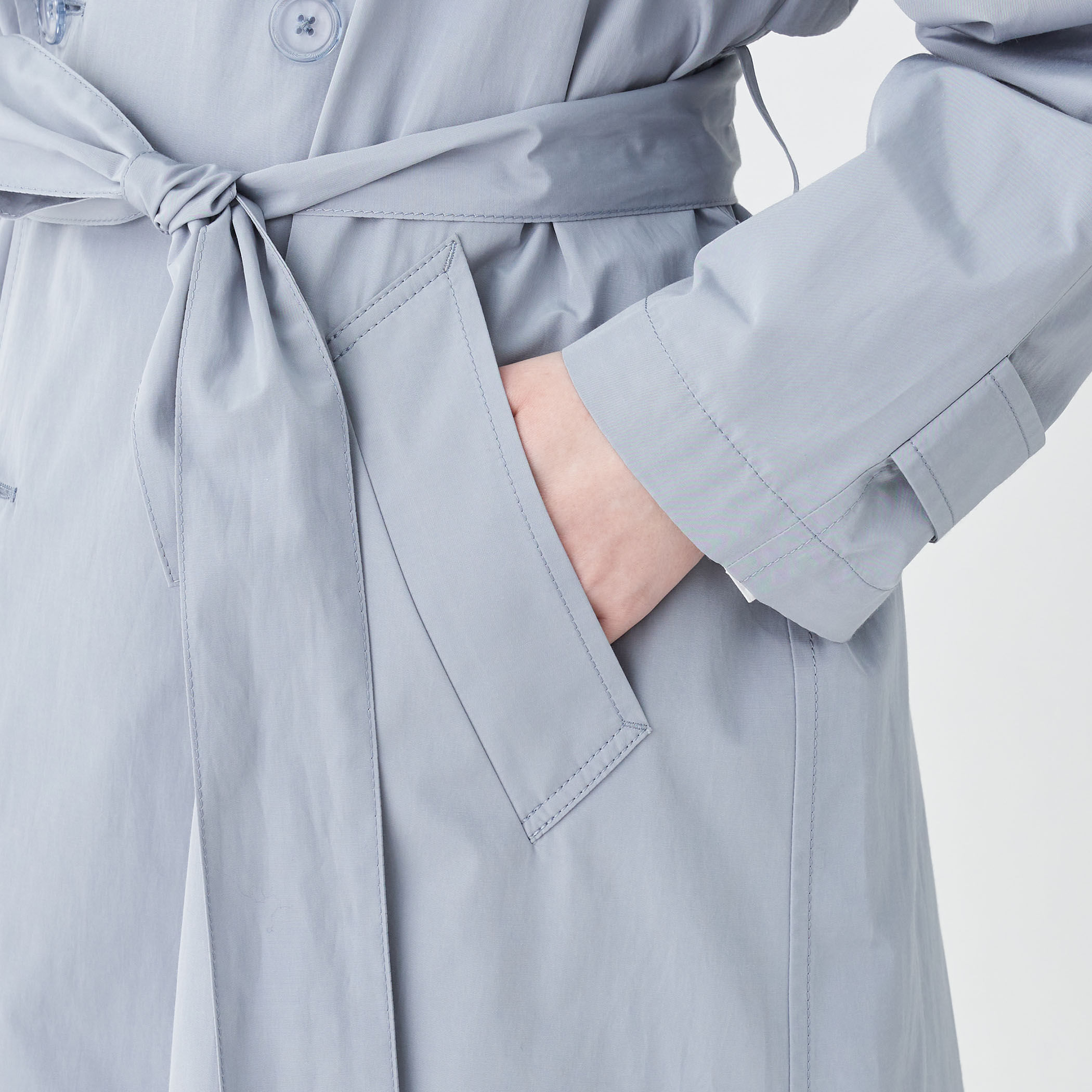 コットンポリエステルウェザー トレンチコート｜トゥモローランド 公式通販