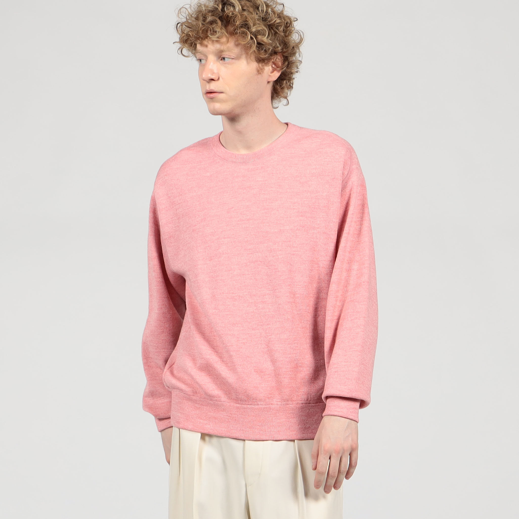 □TOMORROWLAND Tricot ウールラミー クルーネックプルオーバー