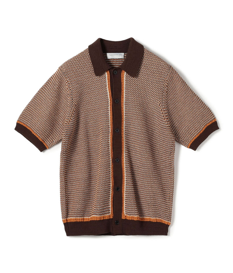 TOMORROWLAND Tricot マーセライズコットン ハーフスリーブニット
