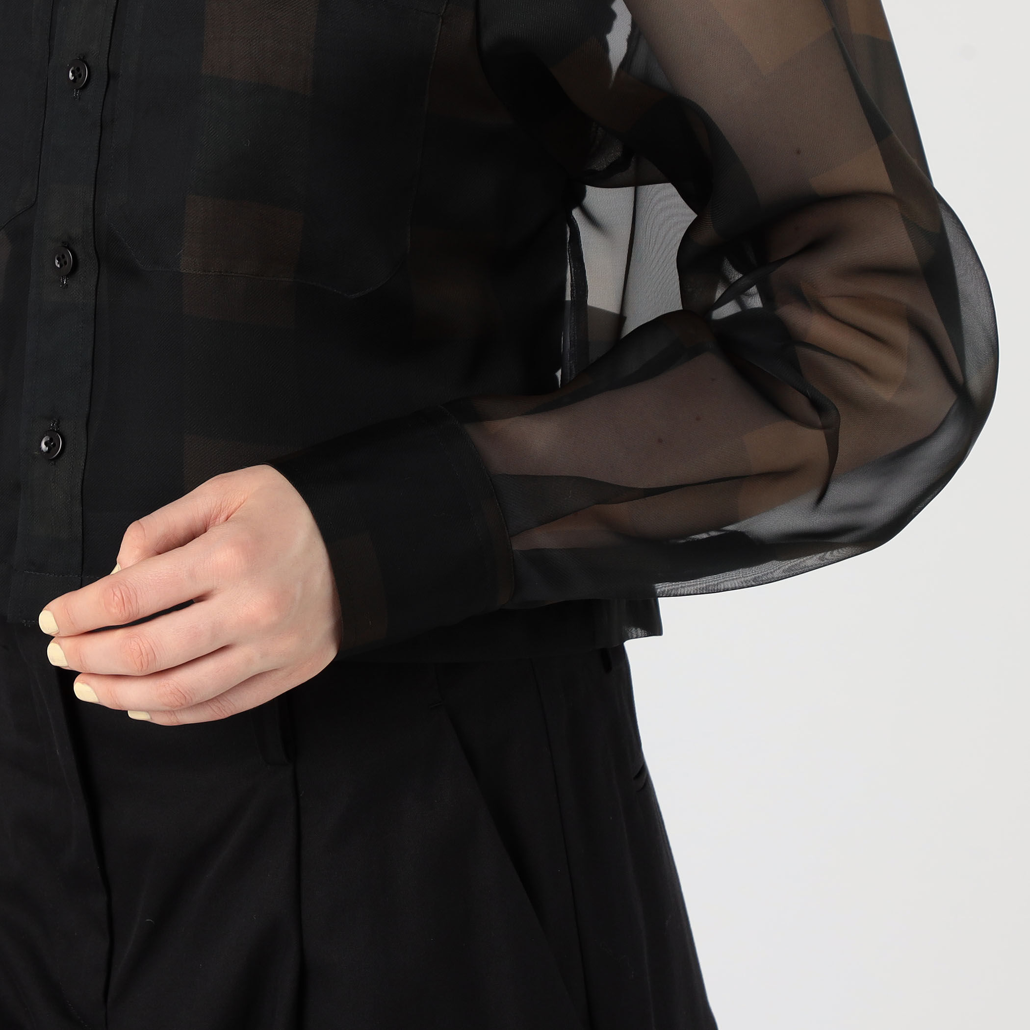 新品/未使用　HYKE PLAID GATHERED SHIRT シャツ さすけ様専用】HYKE ハイク PLAID GATHERED SHIRT - メルカリ