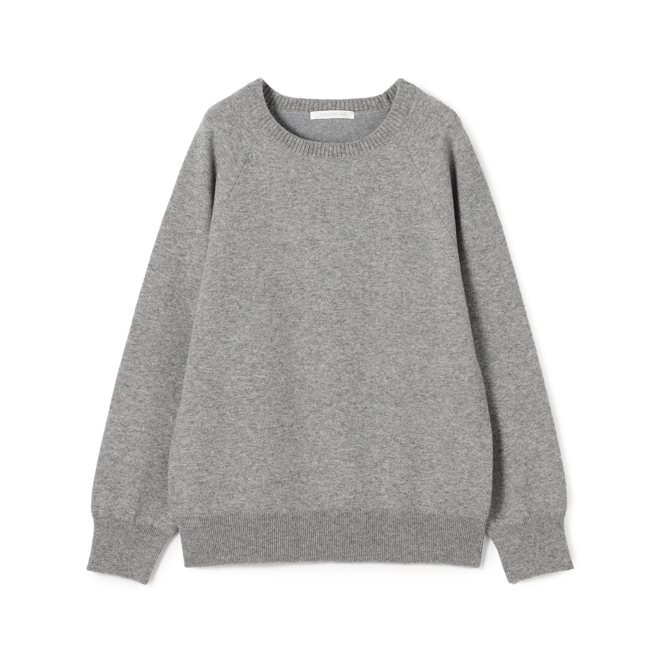 美品　ドレステリア　アンゴラニットプルオーバー クルーネック　グレー 美品 ドレステリア アンゴラニットプルオーバー クルーネック グレー