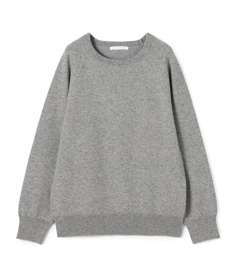 スエットニット クルーネックプルオーバー