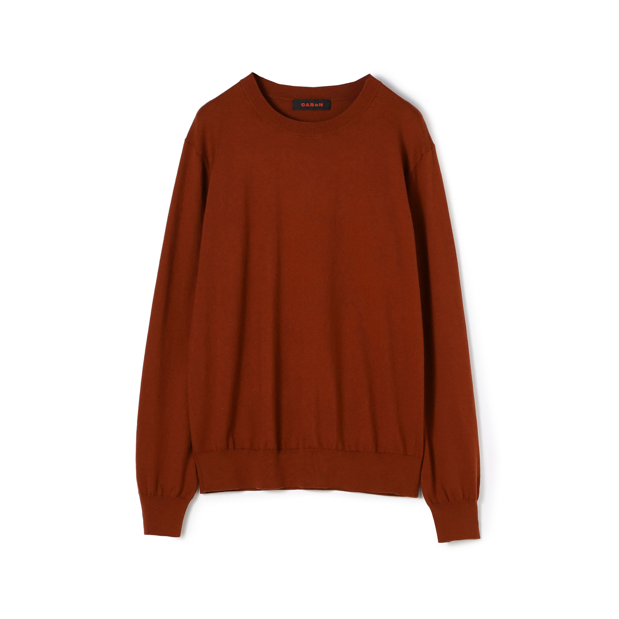 caban トゥモローランド ★ コットンカシミヤニット □CABaN コットンカシミヤ エンブロイダリークルーネック