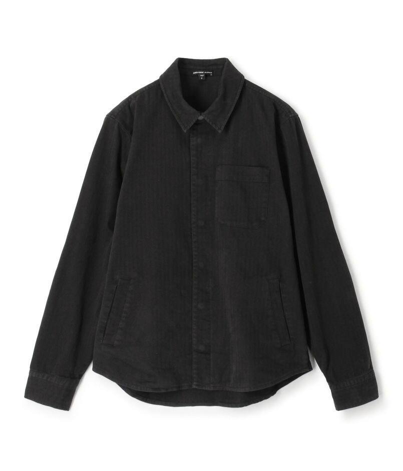 ヘリンボーンツイルシャツジャケット MHBS2151