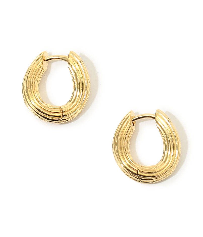 Otiumberg. Textured Carved Chunky ピアス