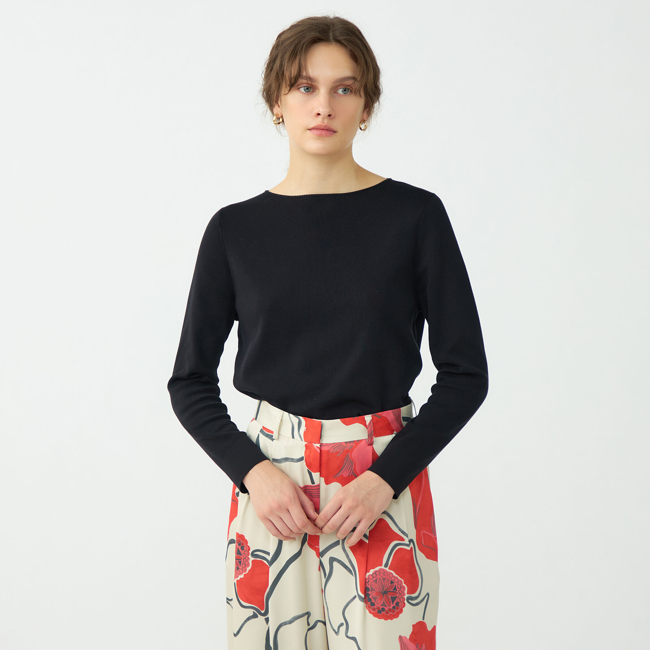 スビンコットン ボートネックプルオーバー｜トゥモローランド 公式通販