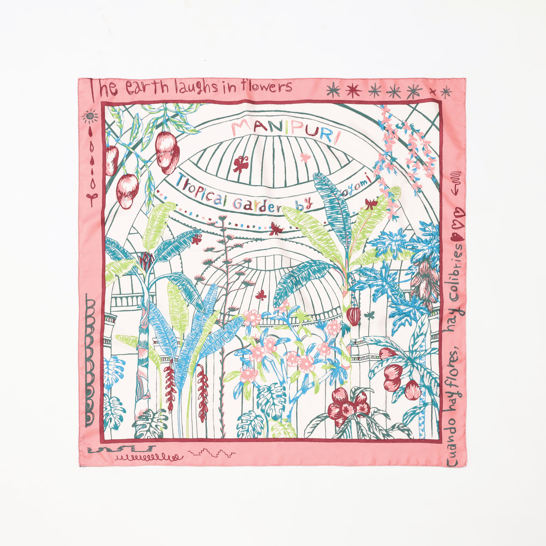 manipuri GARDEN シルクスカーフ｜トゥモローランド 公式サイト