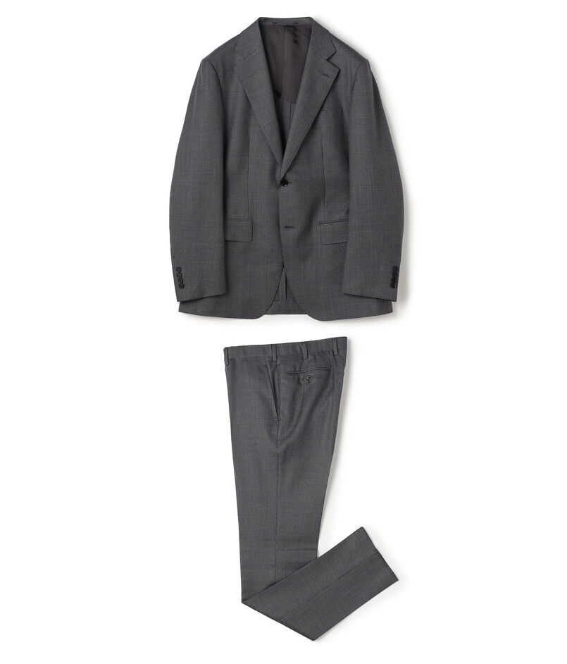 ウールシルク シングルブレステッド 2Bスーツ TRAVELLER+SILK E.Zegna