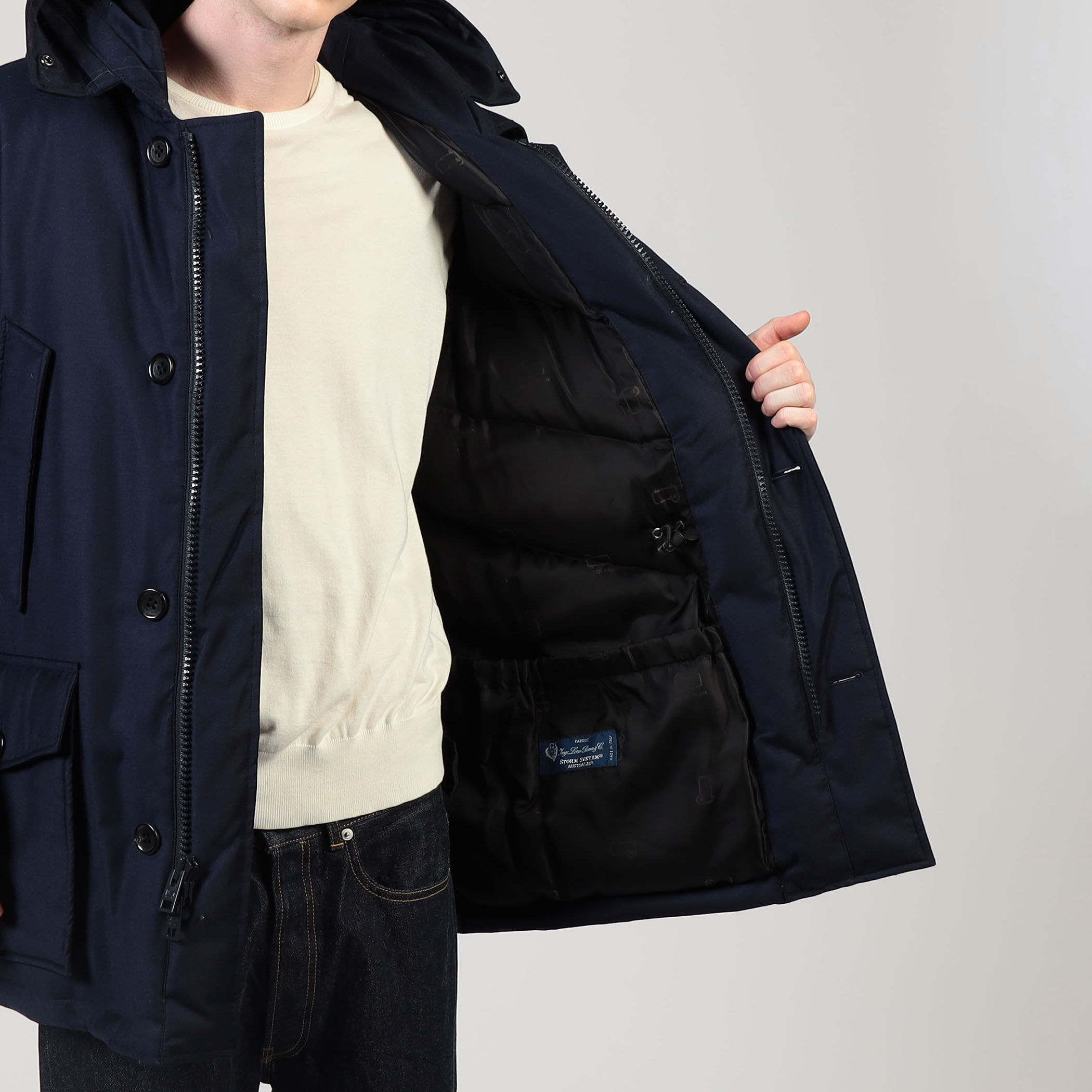 WOOLRICH NEW ARCTIC PARKA ウール ダウンジャケット LORO PIANA