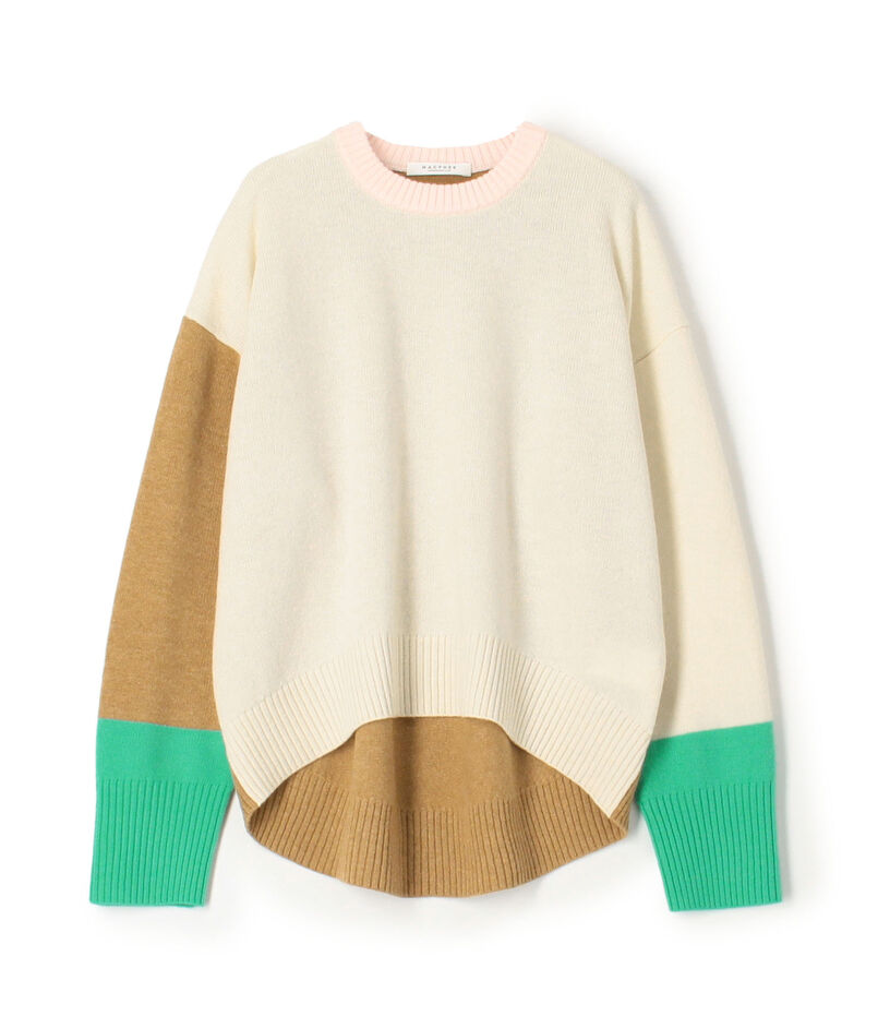 ■NZ LAMB 9G クルーネックプルオーバー