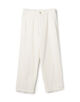 コットンツイル ワイドストレートチノパンツ