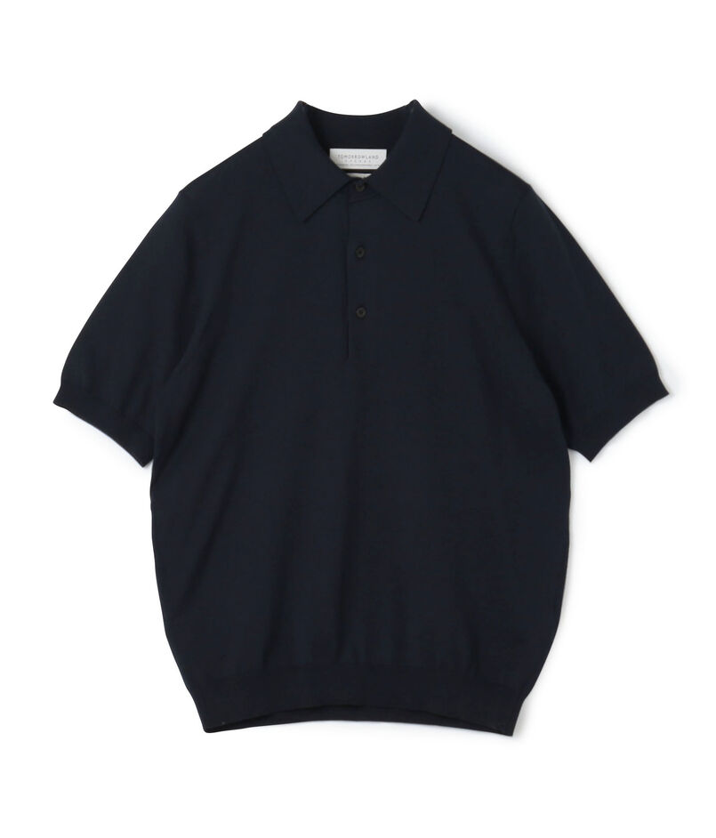 TOMORROWLAND tricot シルクコットン ニットポロシャツ SESIA