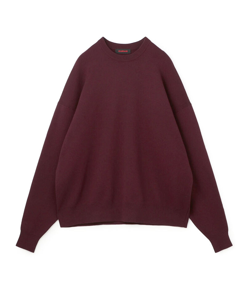 コットンカシミヤ クルーネックプルオーバー