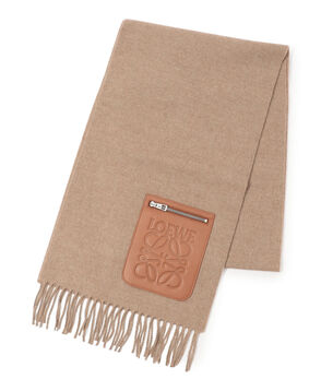 LOEWE 28X180 SCARF ウールカシミヤマフラー