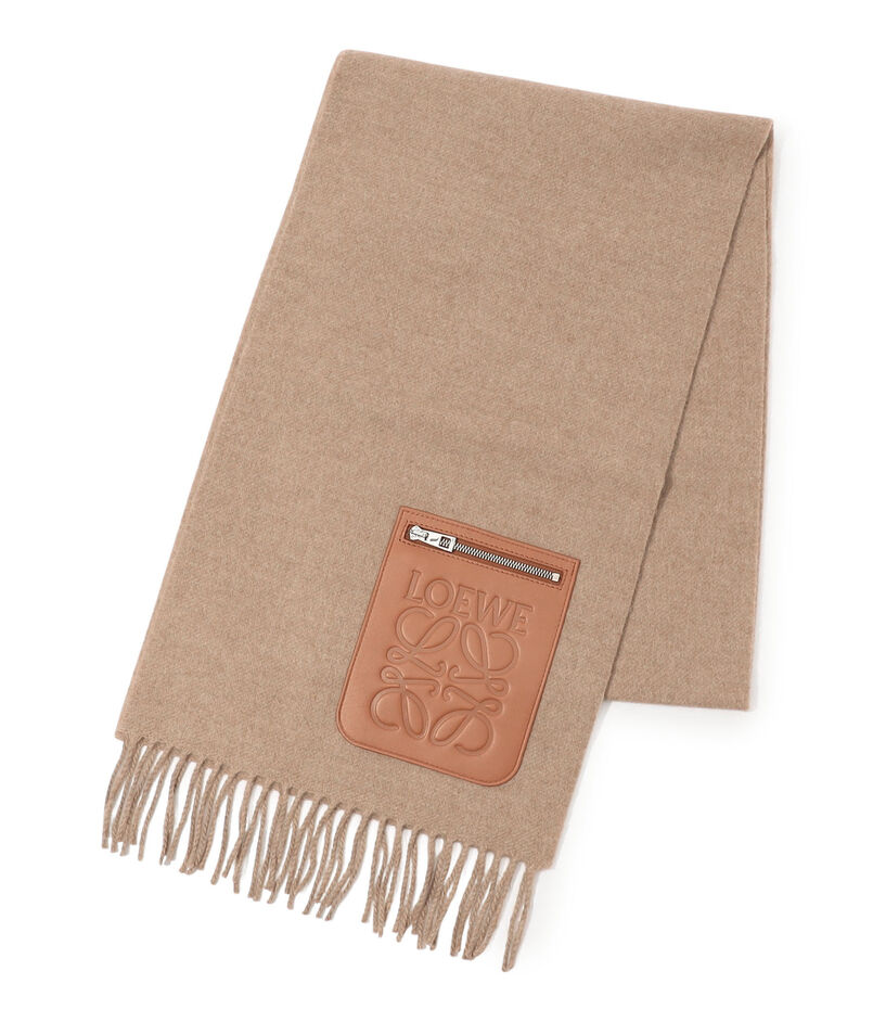 LOEWE 28X180 SCARF ウールカシミヤマフラー